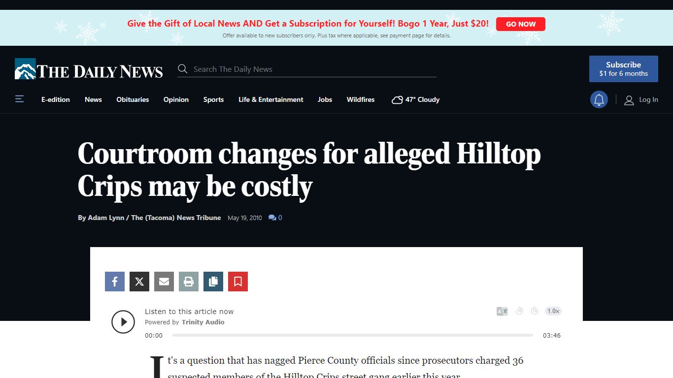 Courtroom changes for alleged Hilltop Crips may be costly